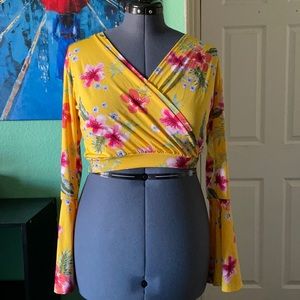 Floral crop top